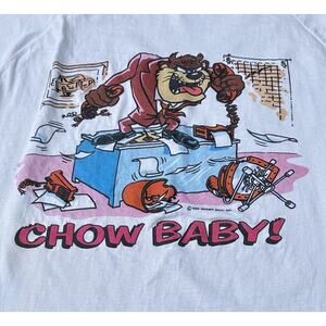 VTG 1988 Warner Bros. Taz Mens XL Graphic T-Shirt Single Stitch Nutmeg USA Rare